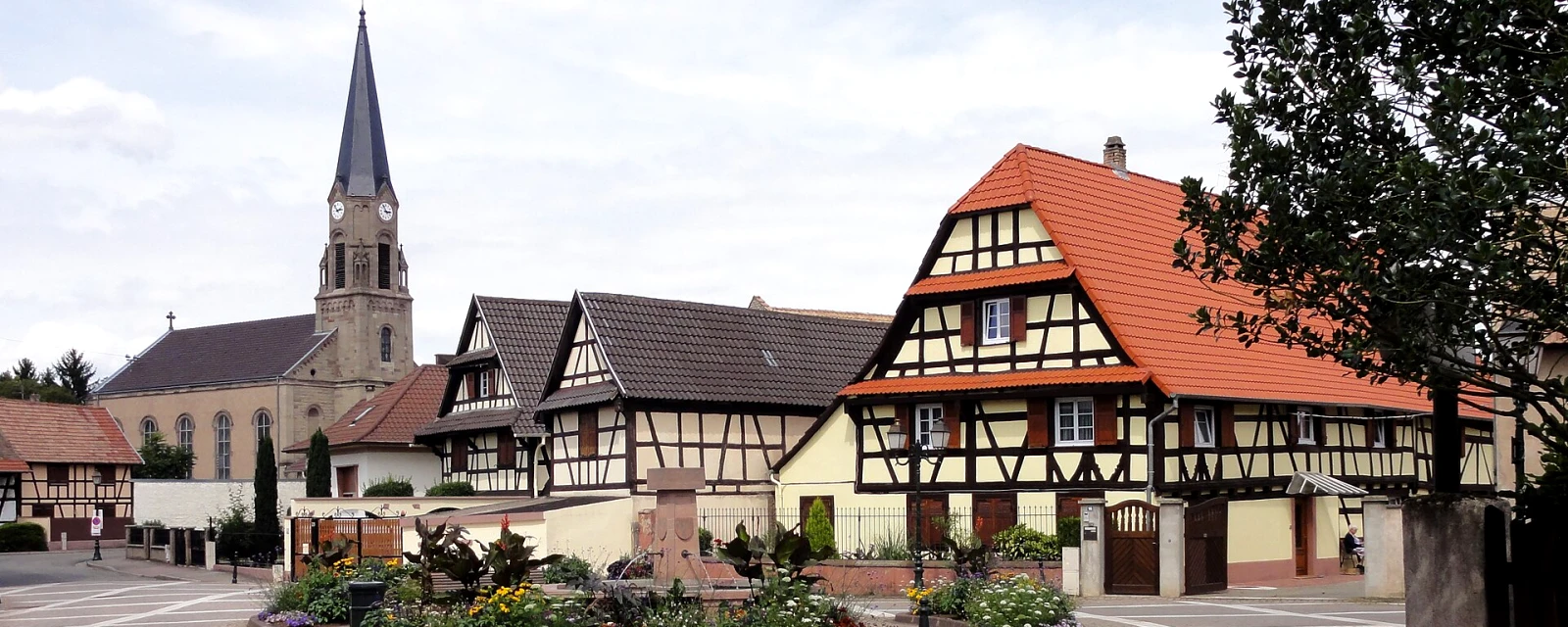 Vue de Eckbolsheim, Bas-Rhin