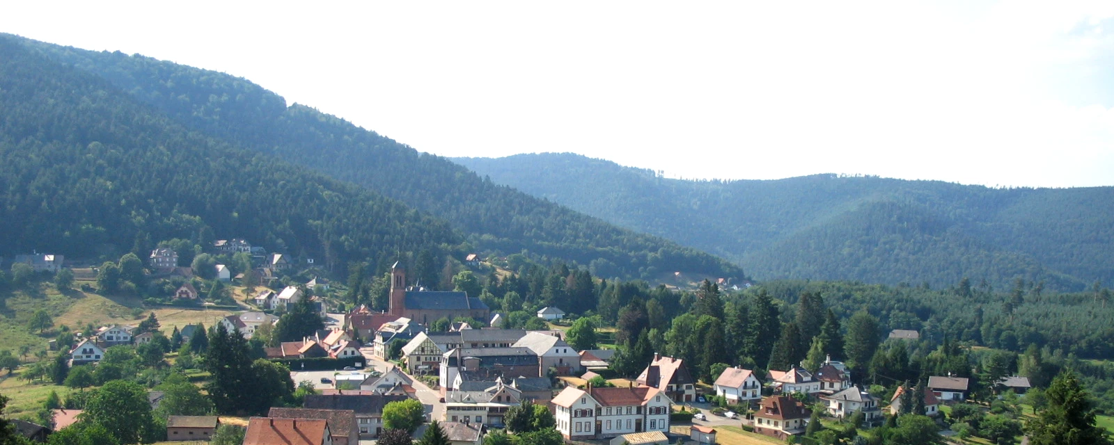 Vue de Wangenbourg-Engenthal, Bas-Rhin