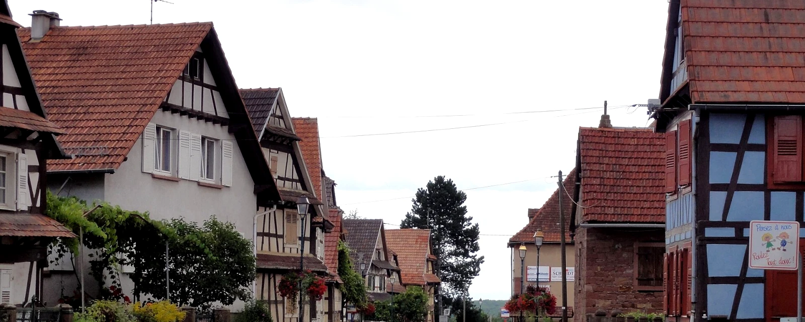 Vue de Frœschwiller, Bas-Rhin