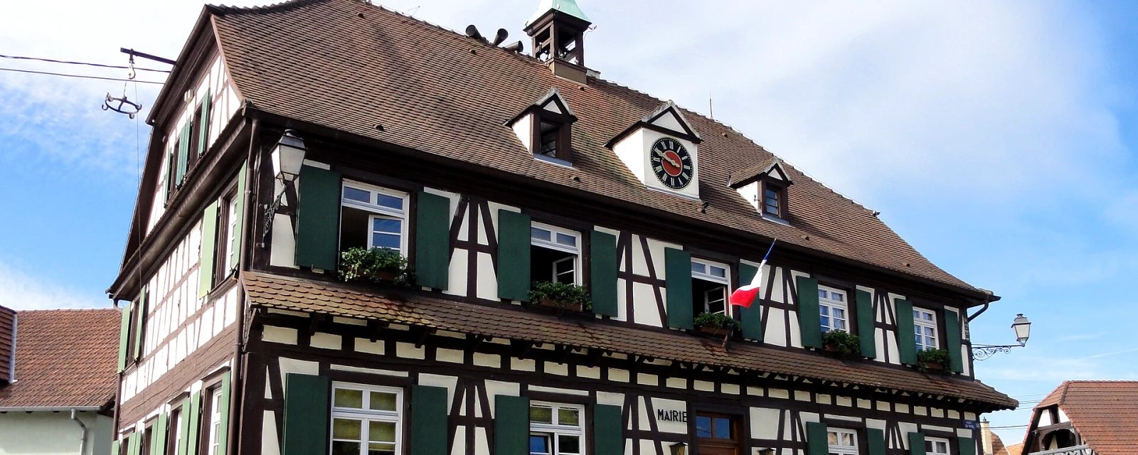 Vue de Gambsheim, Bas-Rhin