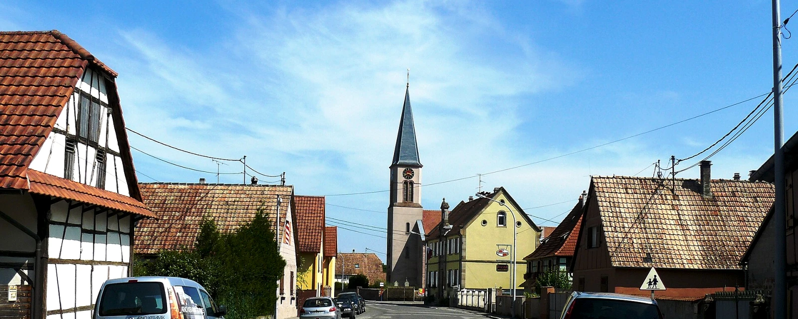 Vue de Heidolsheim, Bas-Rhin
