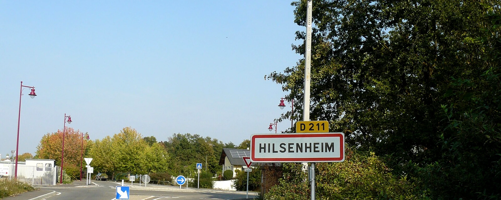 Vue de Hilsenheim, Bas-Rhin