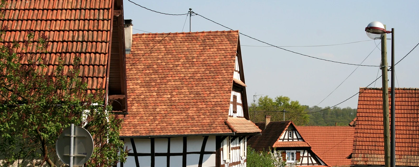 Vue de Lampertsloch, Bas-Rhin