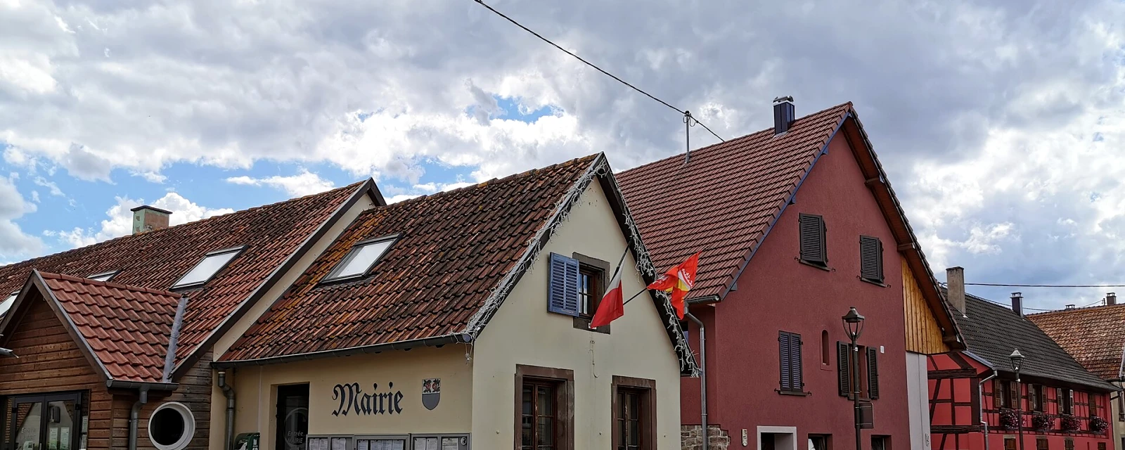 Vue de Landersheim, Bas-Rhin