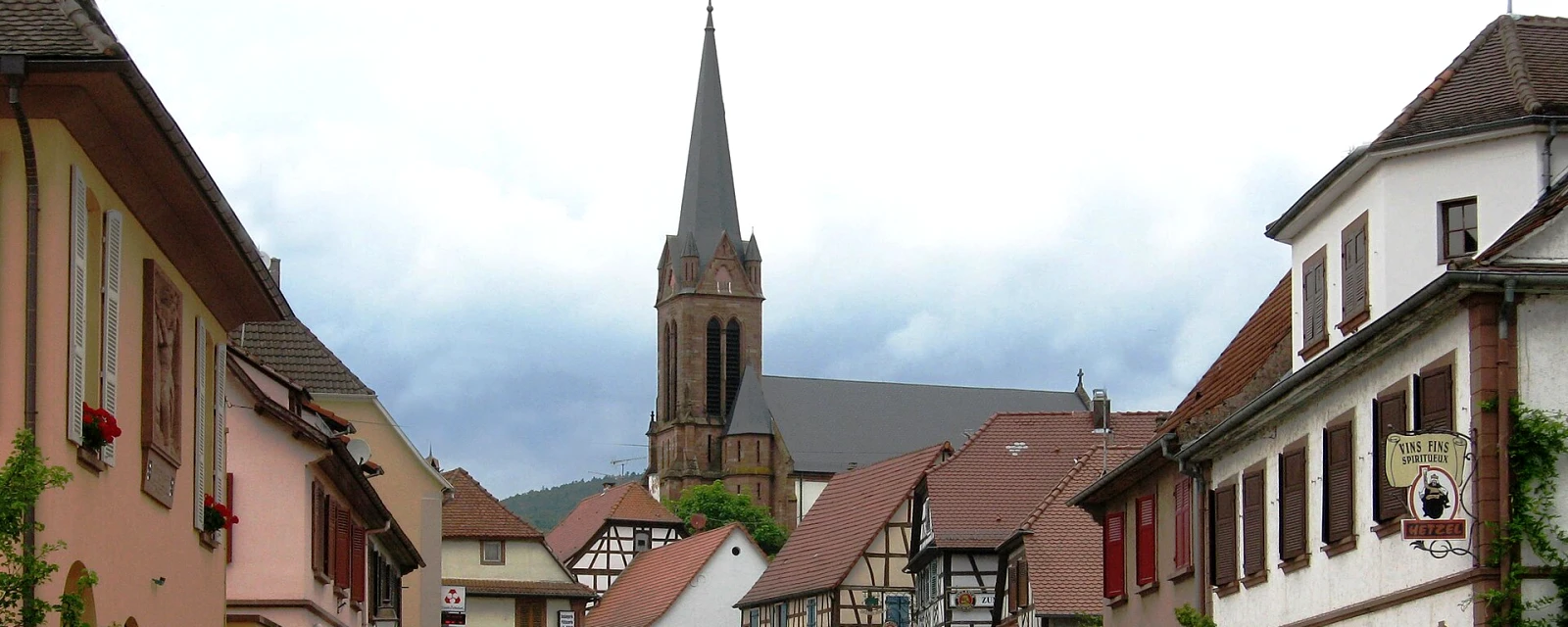 Vue de Lembach, Bas-Rhin