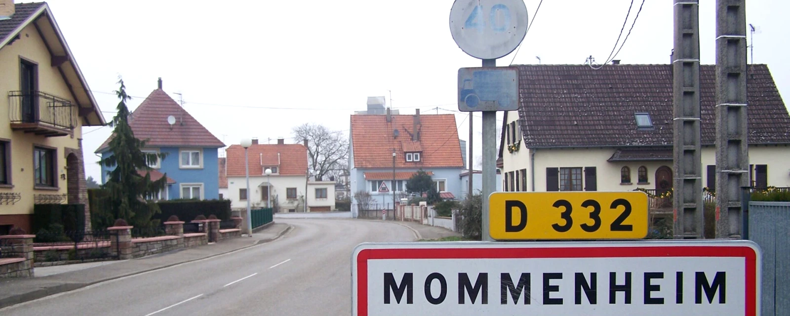 Vue de Mommenheim, Bas-Rhin