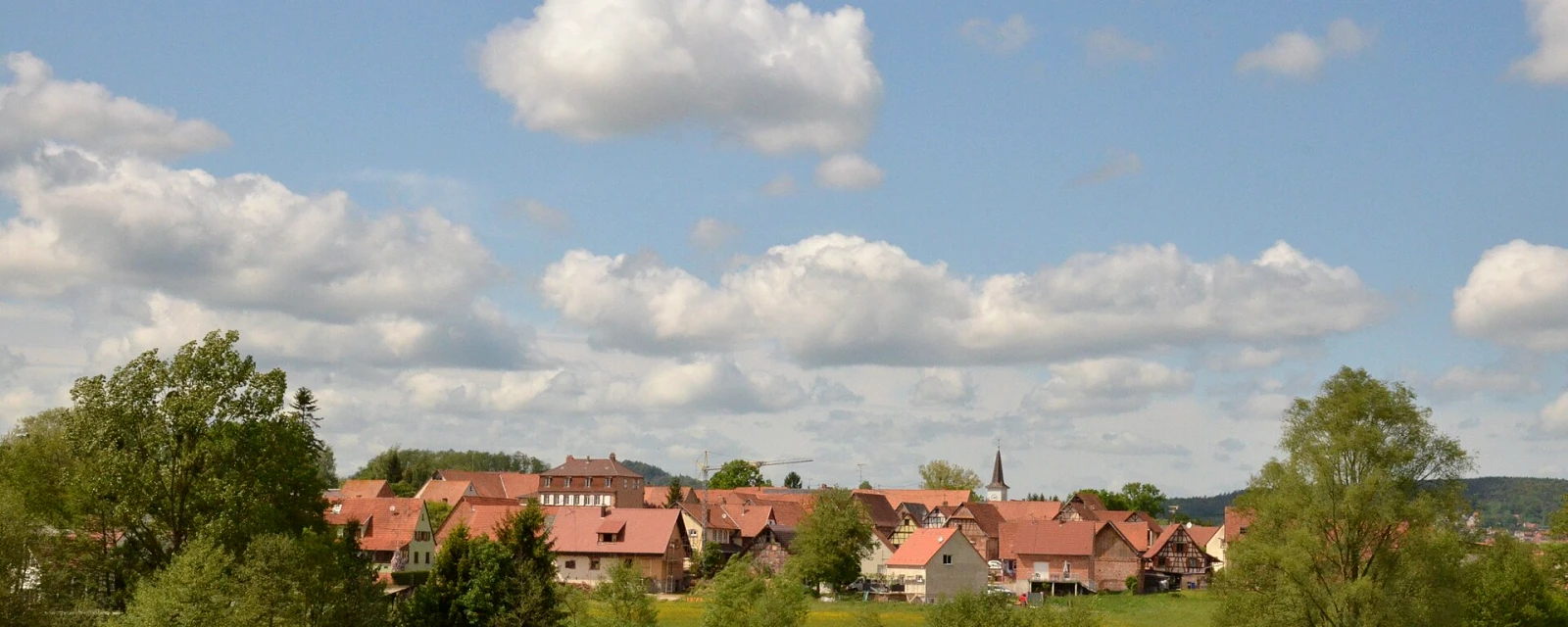 Vue de Mulhausen, Bas-Rhin