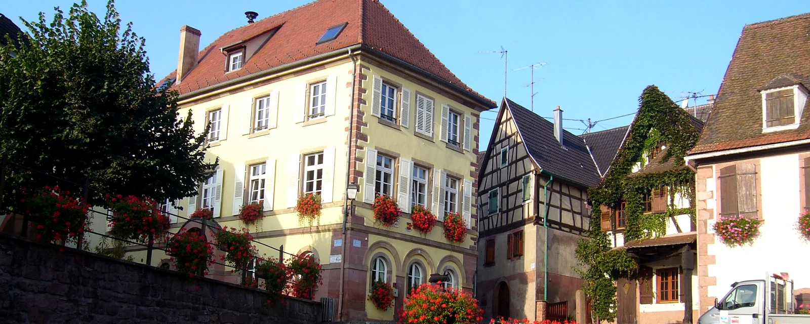 Vue de Orschwiller, Bas-Rhin