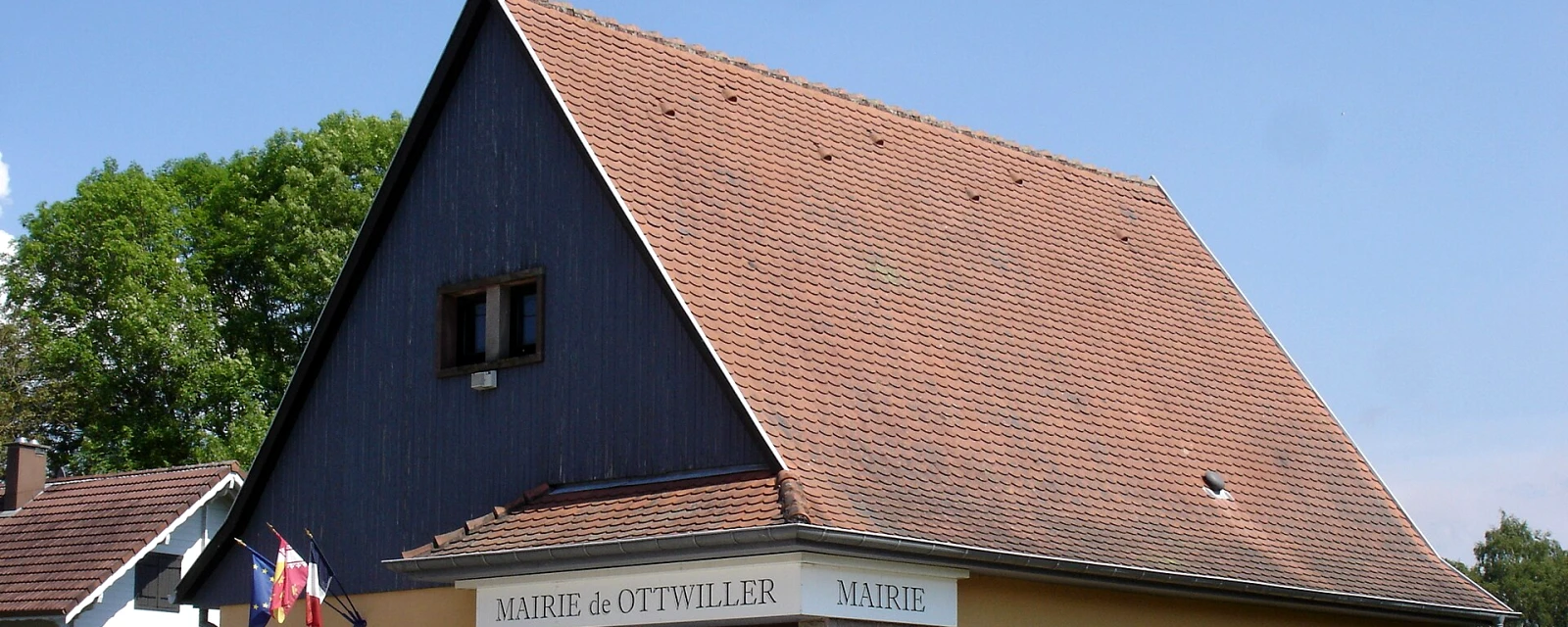 Vue de Ottwiller, Bas-Rhin