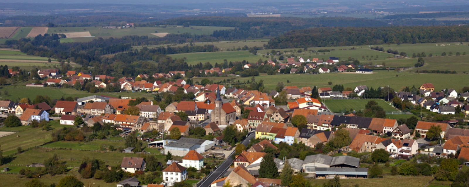 Vue de Petersbach, Bas-Rhin