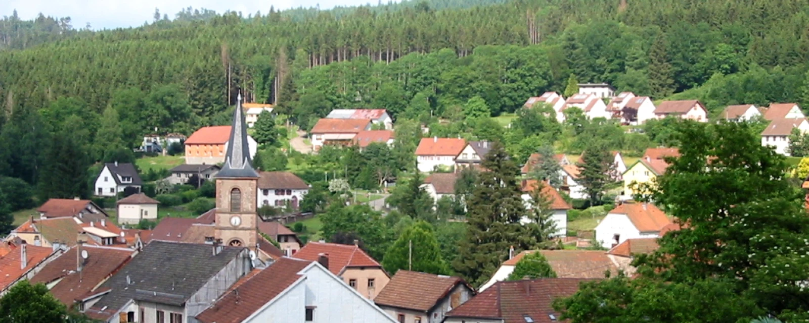 Vue de Saint-Blaise-la-Roche, Bas-Rhin