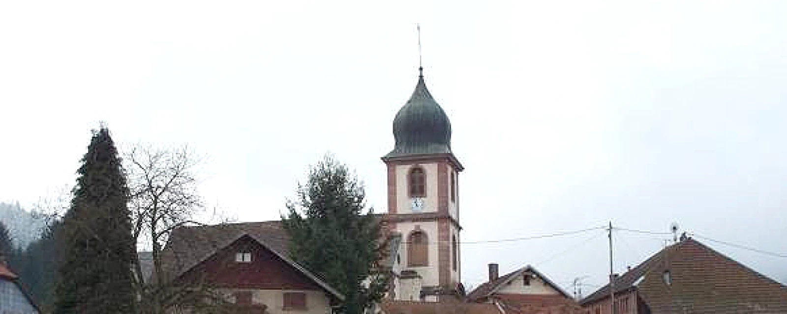 Vue de Saulxures, Bas-Rhin