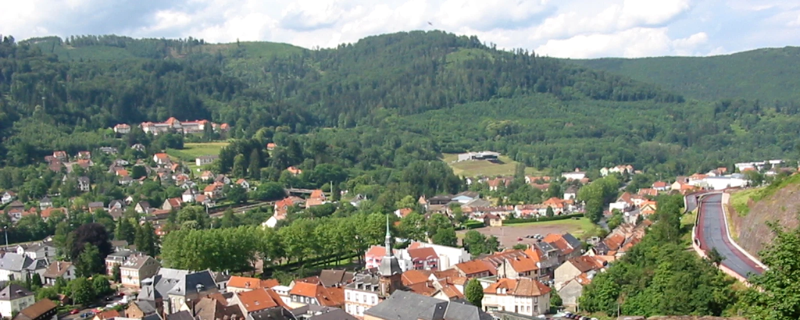 Vue de Schirmeck, Bas-Rhin