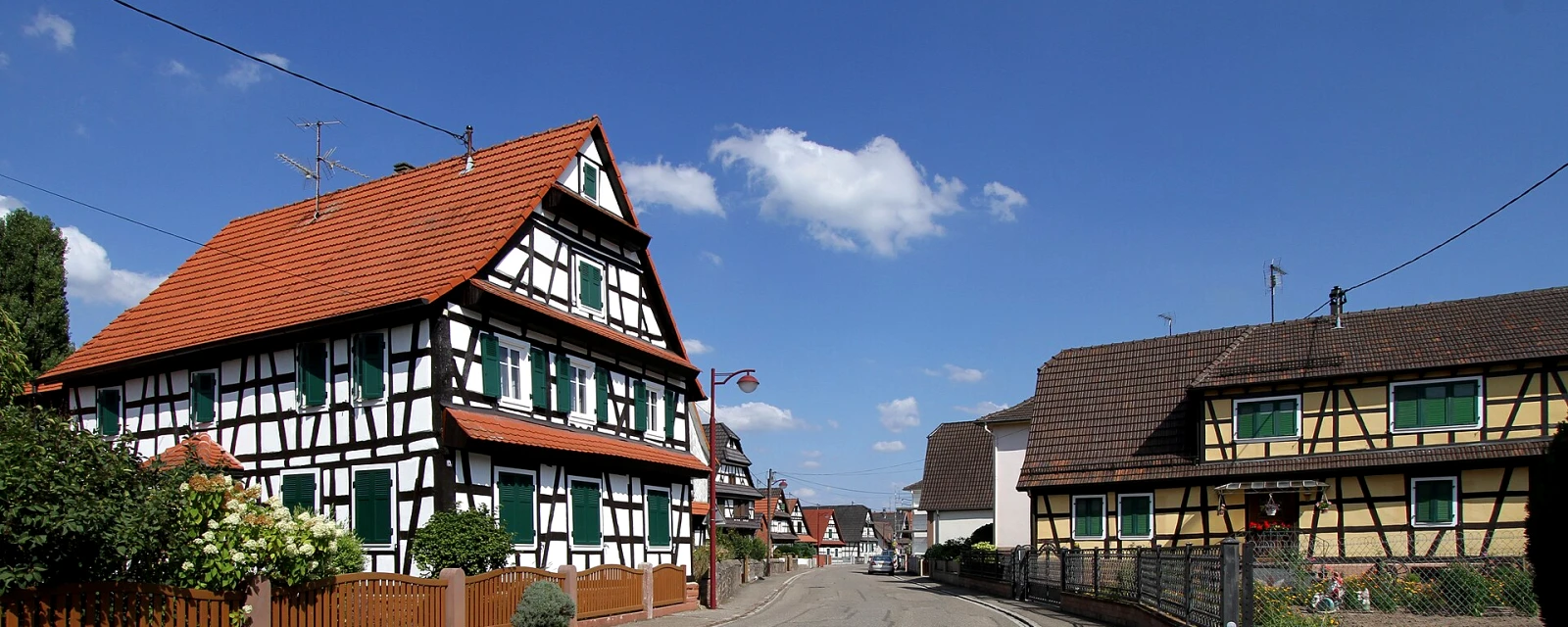 Vue de Schleithal, Bas-Rhin