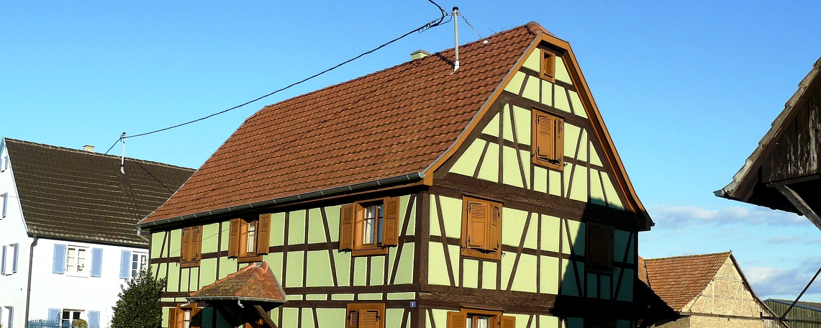 Vue de Schwobsheim, Bas-Rhin