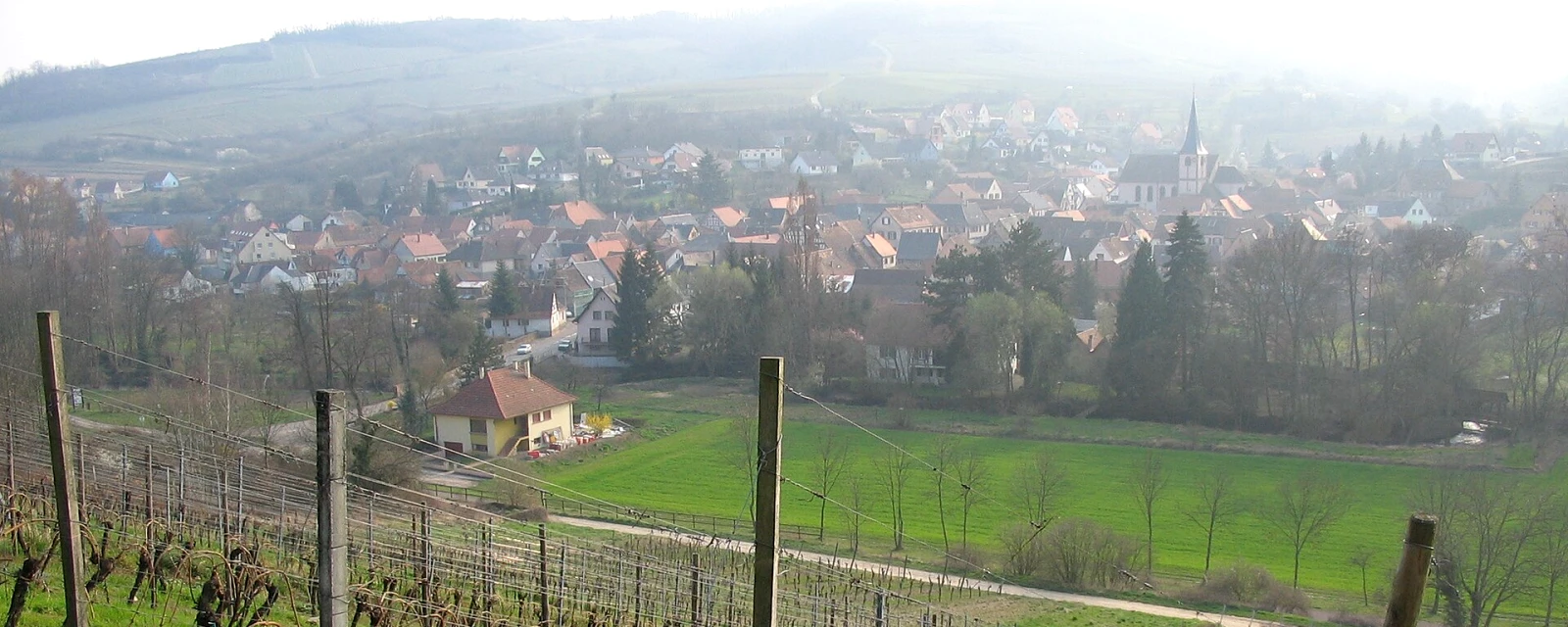 Vue de Soultz-les-Bains, Bas-Rhin