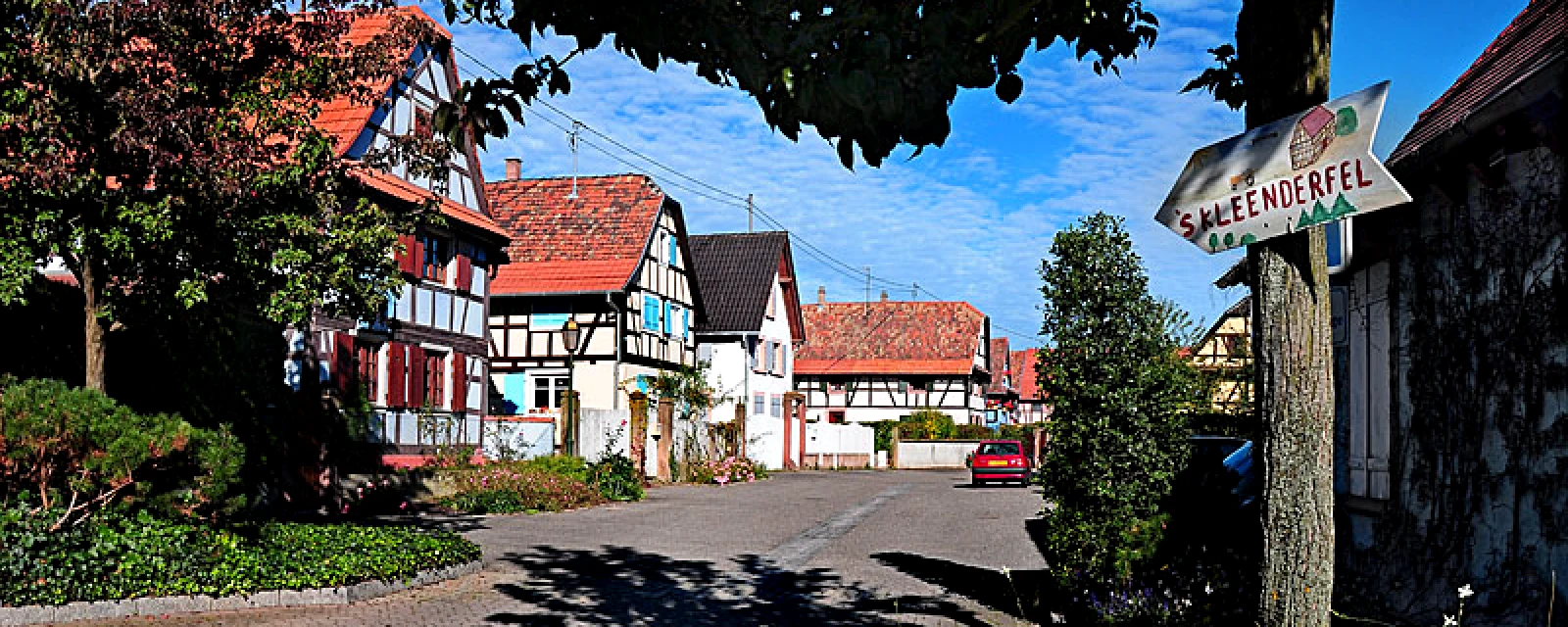 Vue de Weyersheim, Bas-Rhin