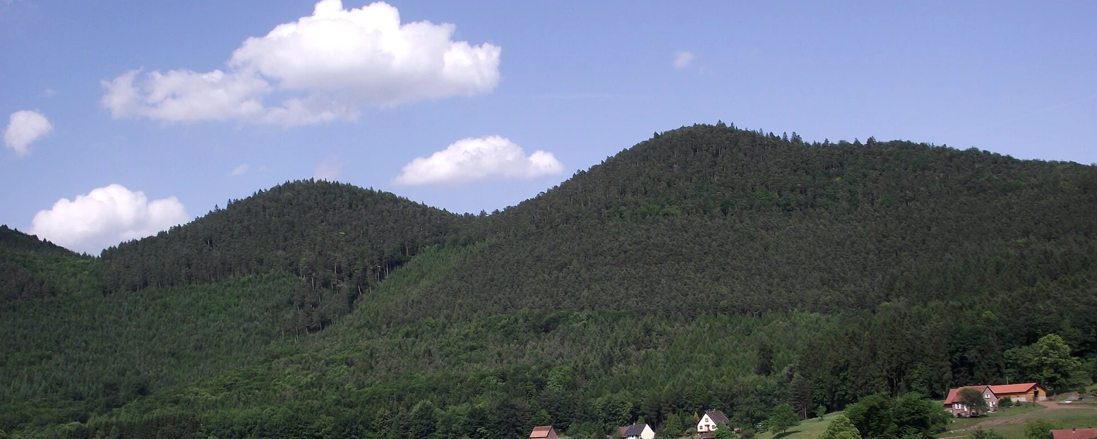 Vue de Windstein, Bas-Rhin
