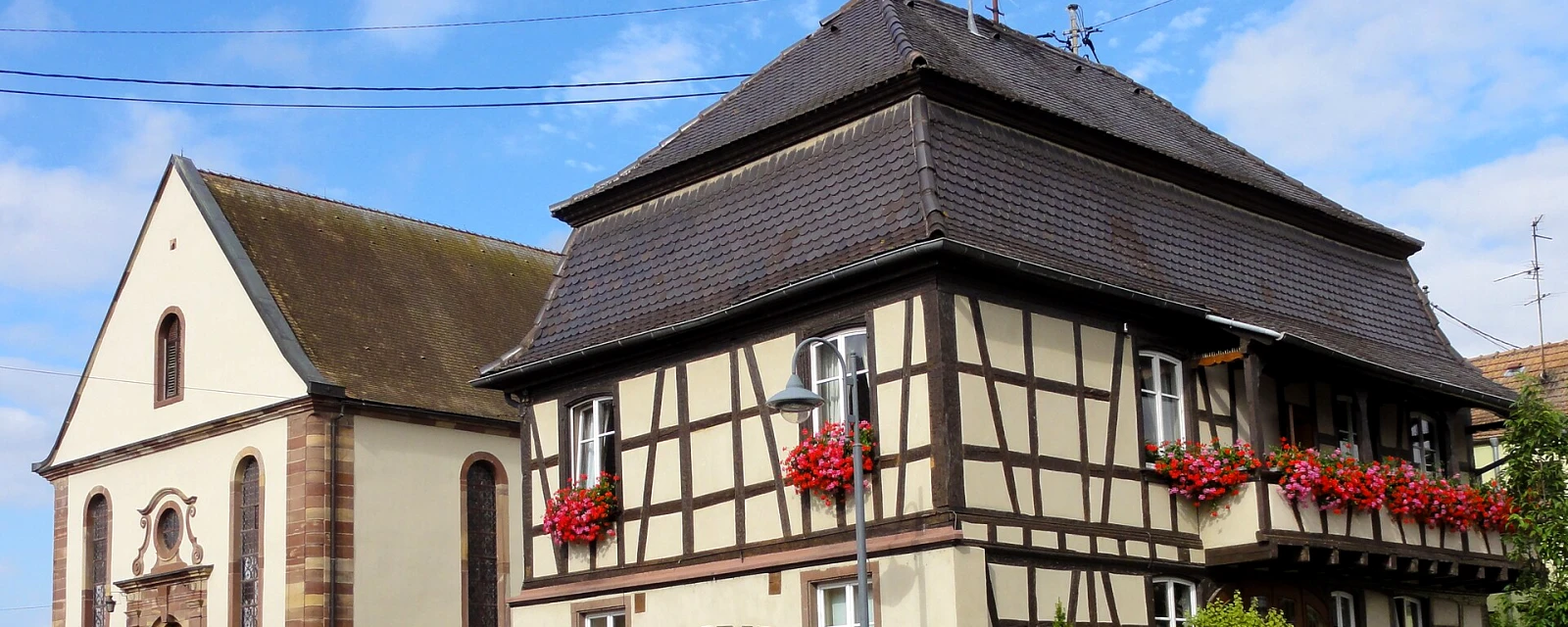 Vue de Wingersheim les Quatre Bans, Bas-Rhin