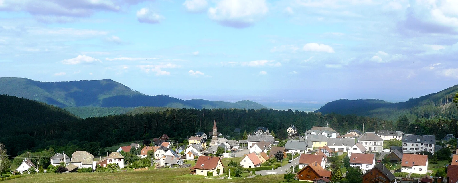 Vue de Aubure, Haut-Rhin