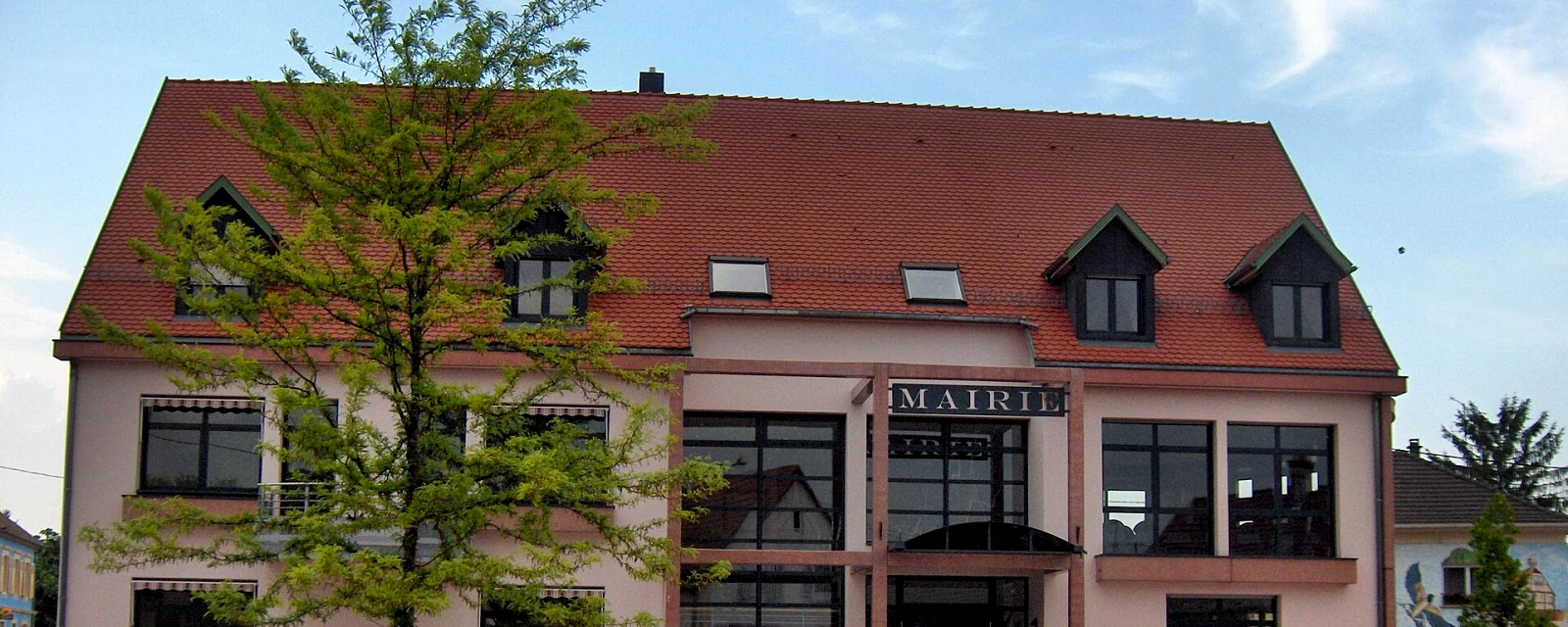 Vue de Baldersheim, Haut-Rhin