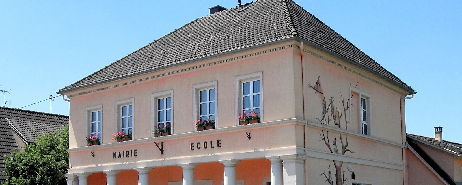 Vue de Ballersdorf, Haut-Rhin