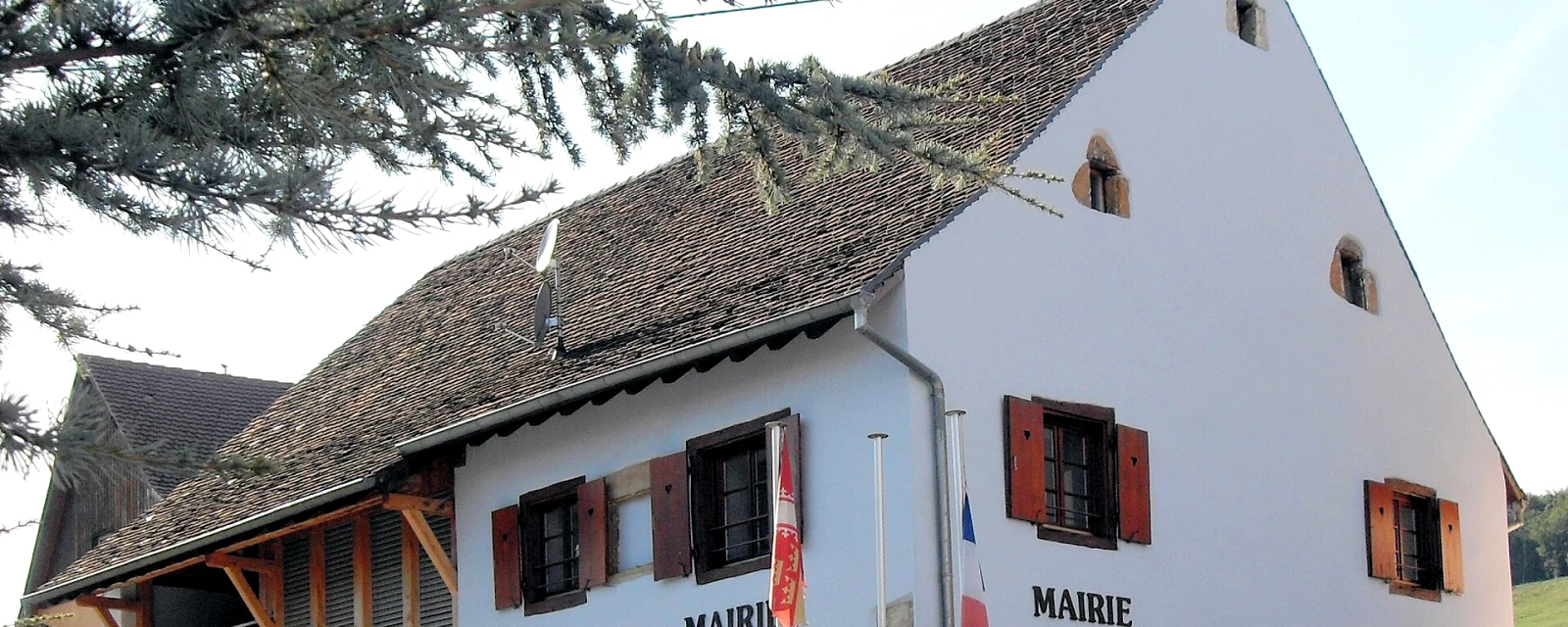 Vue de Bendorf, Haut-Rhin