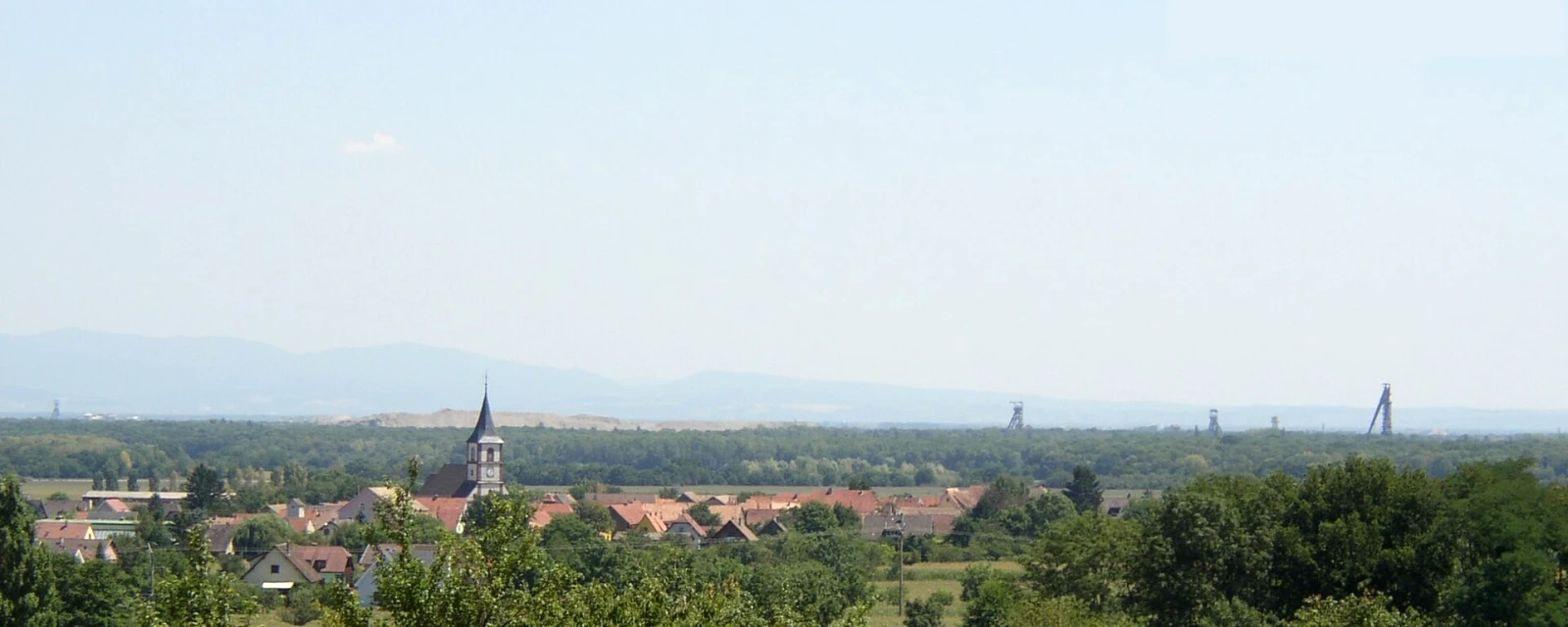 Vue de Berrwiller, Haut-Rhin