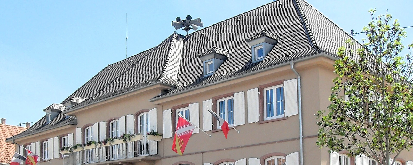 Vue de Biesheim, Haut-Rhin