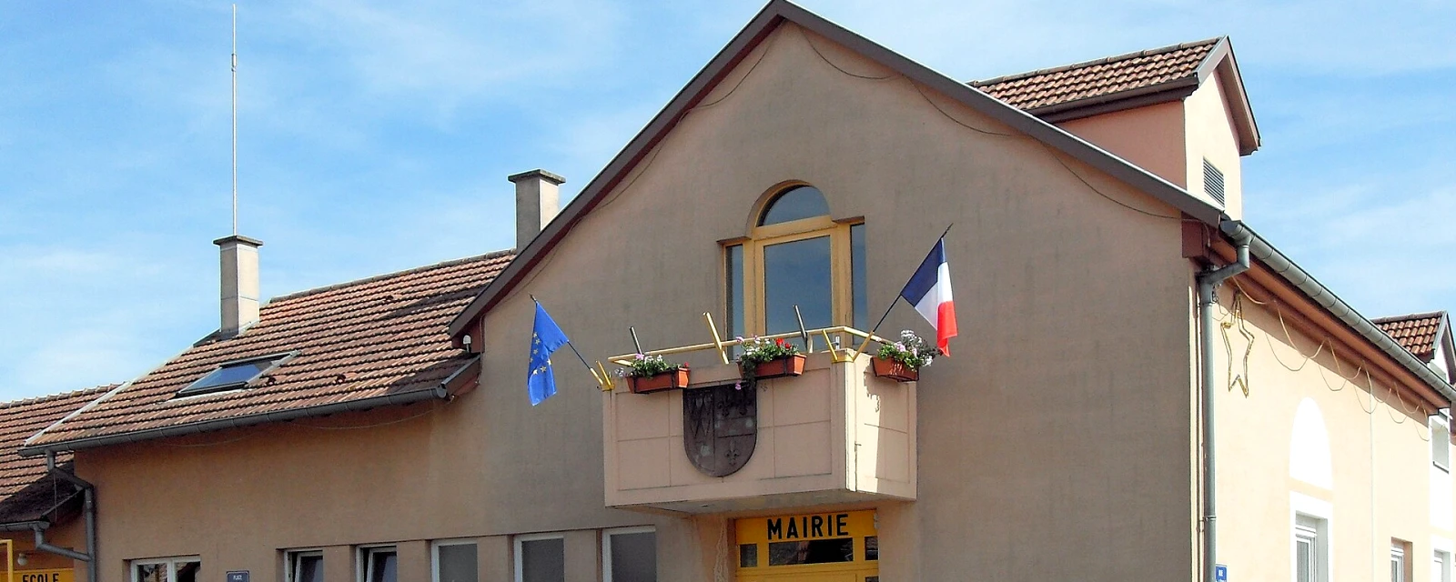 Vue de Biltzheim, Haut-Rhin
