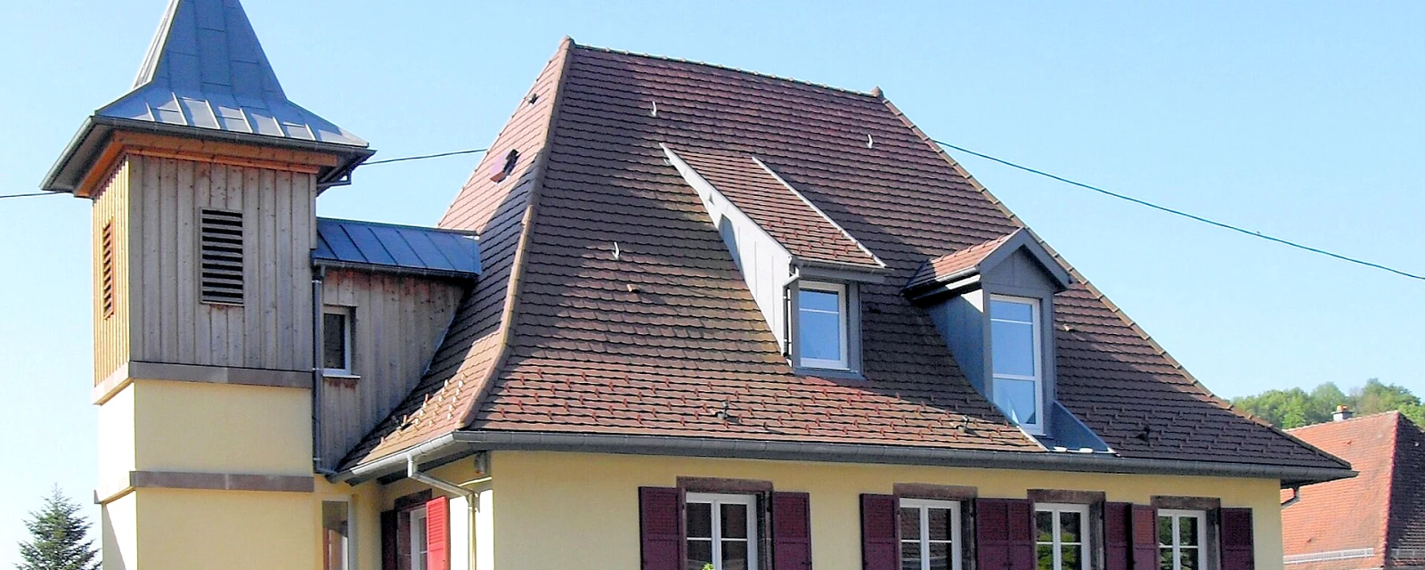 Vue de Bourbach-le-Bas, Haut-Rhin