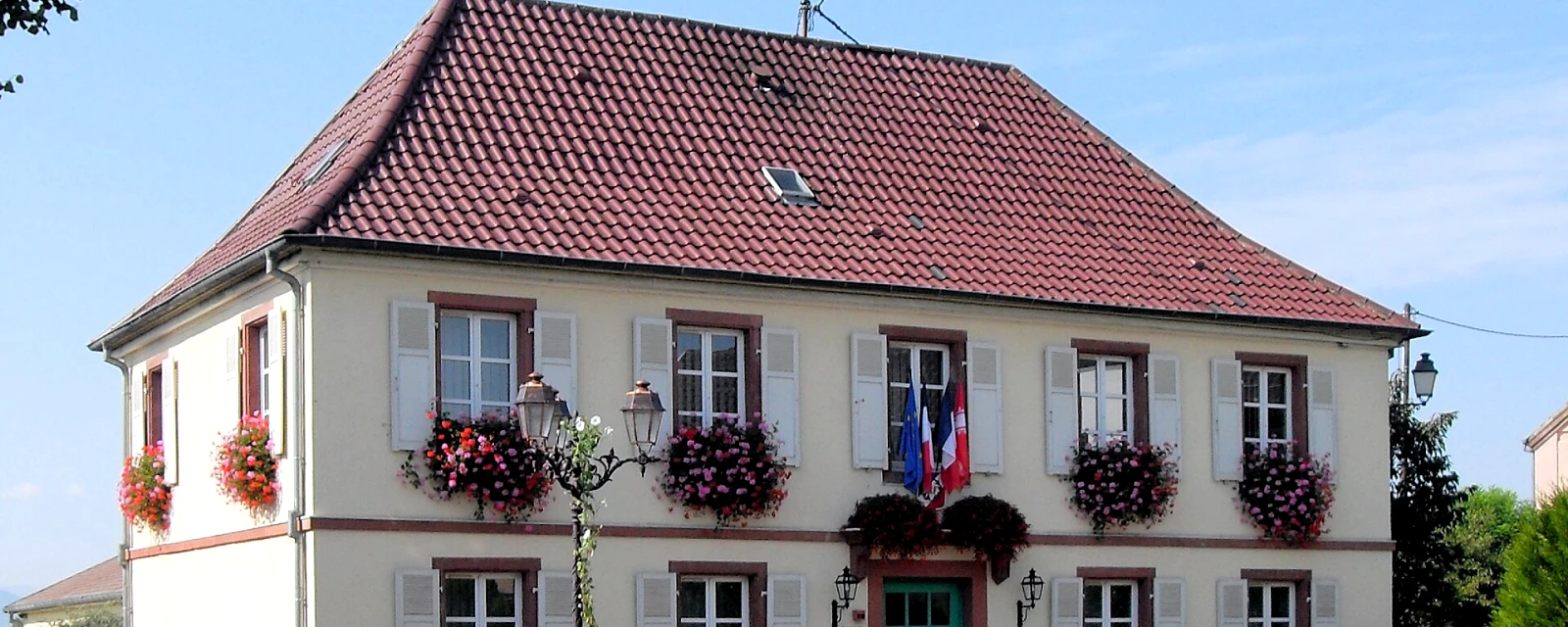 Vue de Fortschwihr, Haut-Rhin