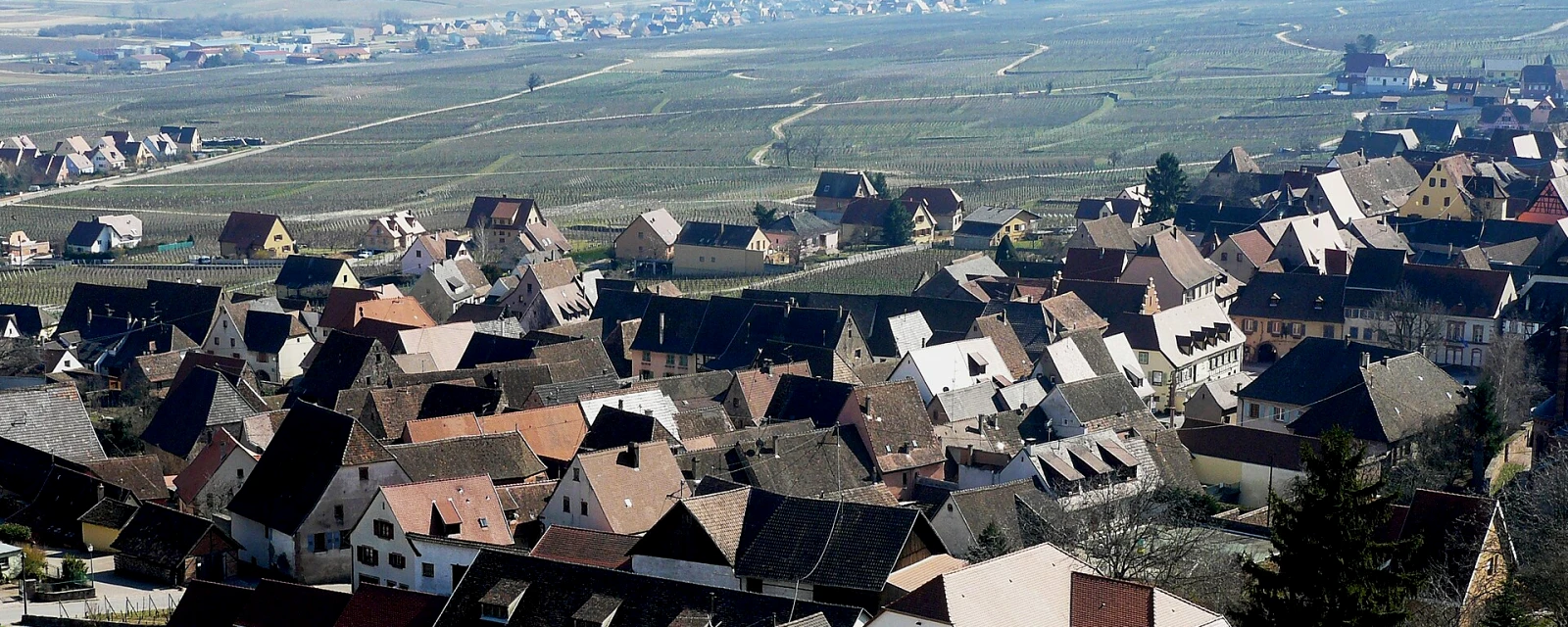 Vue de Gueberschwihr, Haut-Rhin