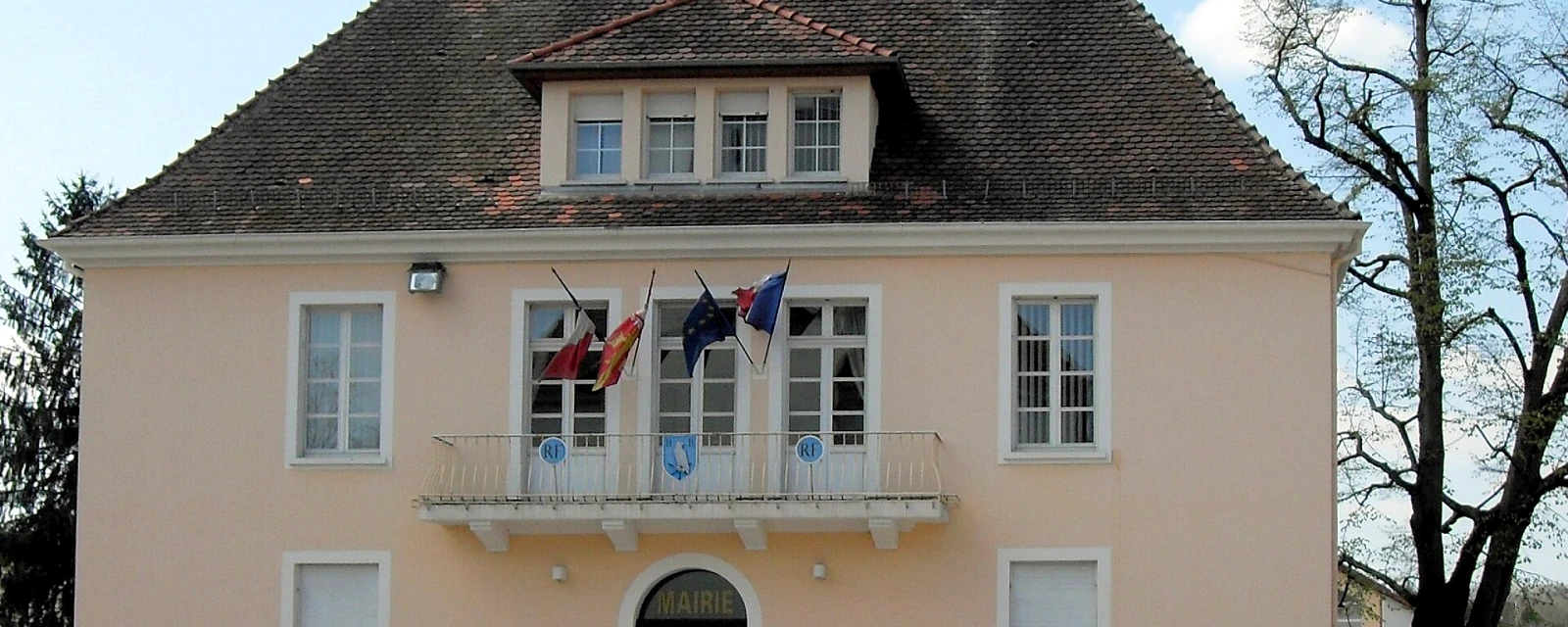 Vue de Habsheim, Haut-Rhin