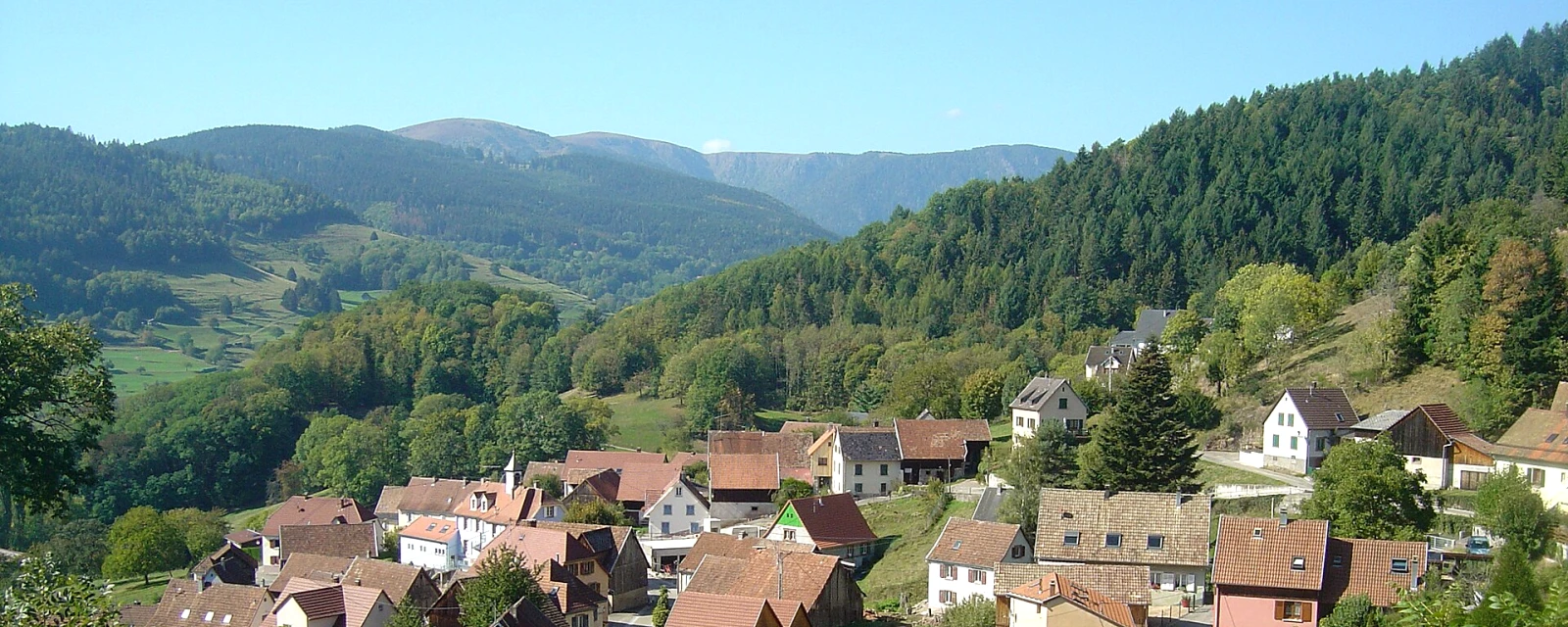 Vue de Hohrod, Haut-Rhin