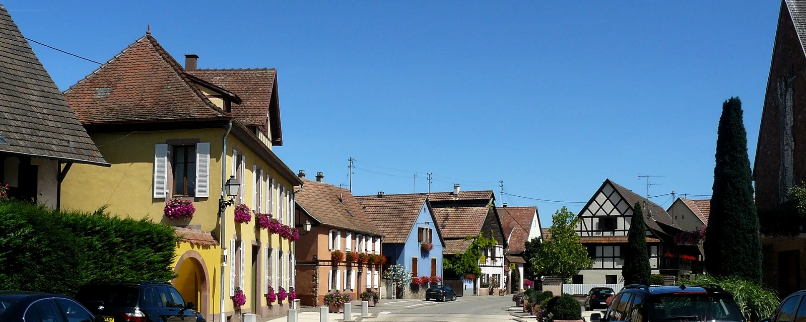 Vue de Illhaeusern, Haut-Rhin