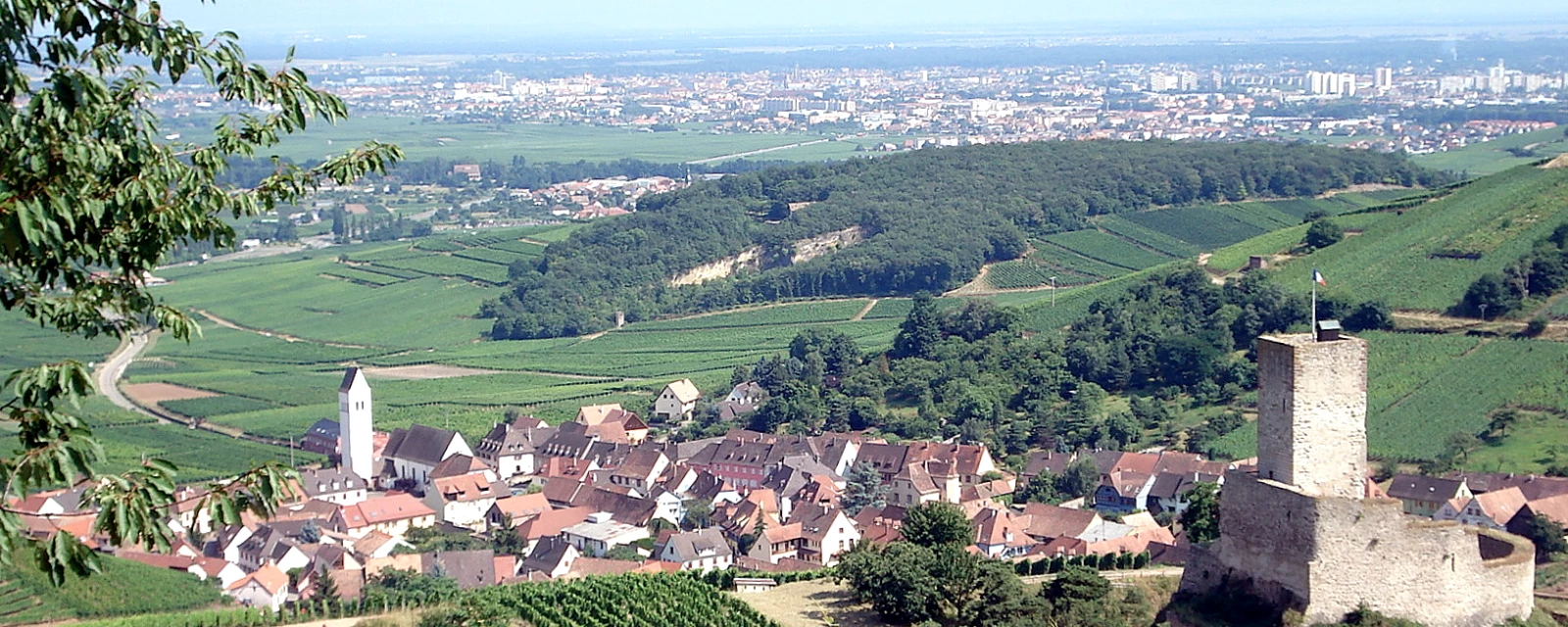 Vue de Katzenthal, Haut-Rhin