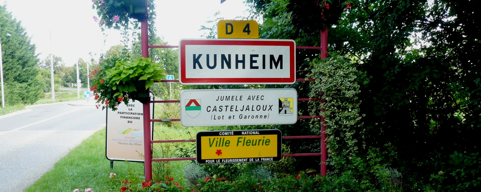 Vue de Kunheim, Haut-Rhin