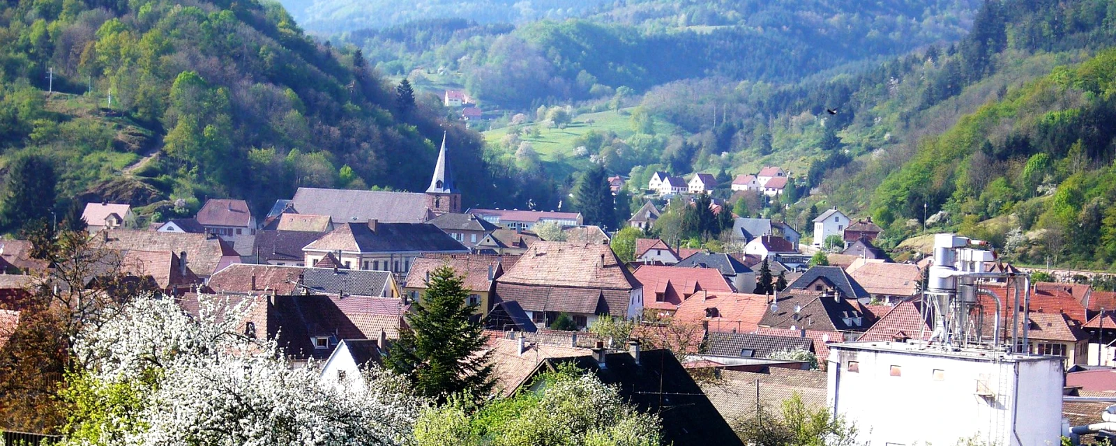 Vue de Lièpvre, Haut-Rhin