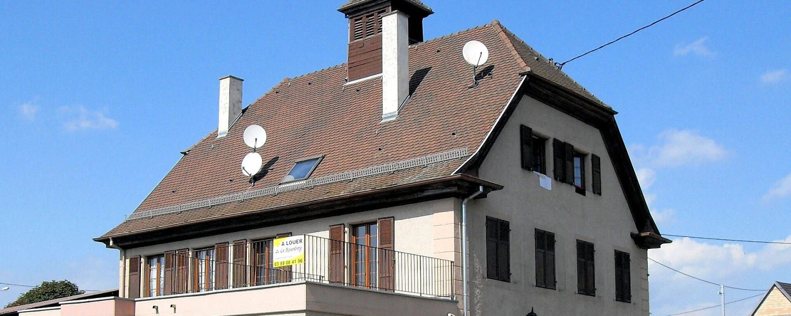 Vue de Linsdorf, Haut-Rhin