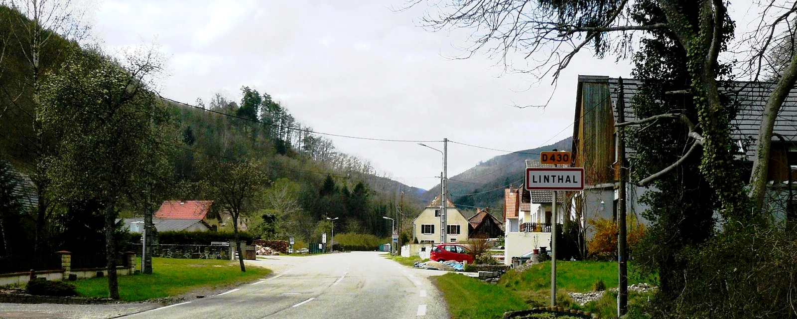 Vue de Linthal, Haut-Rhin