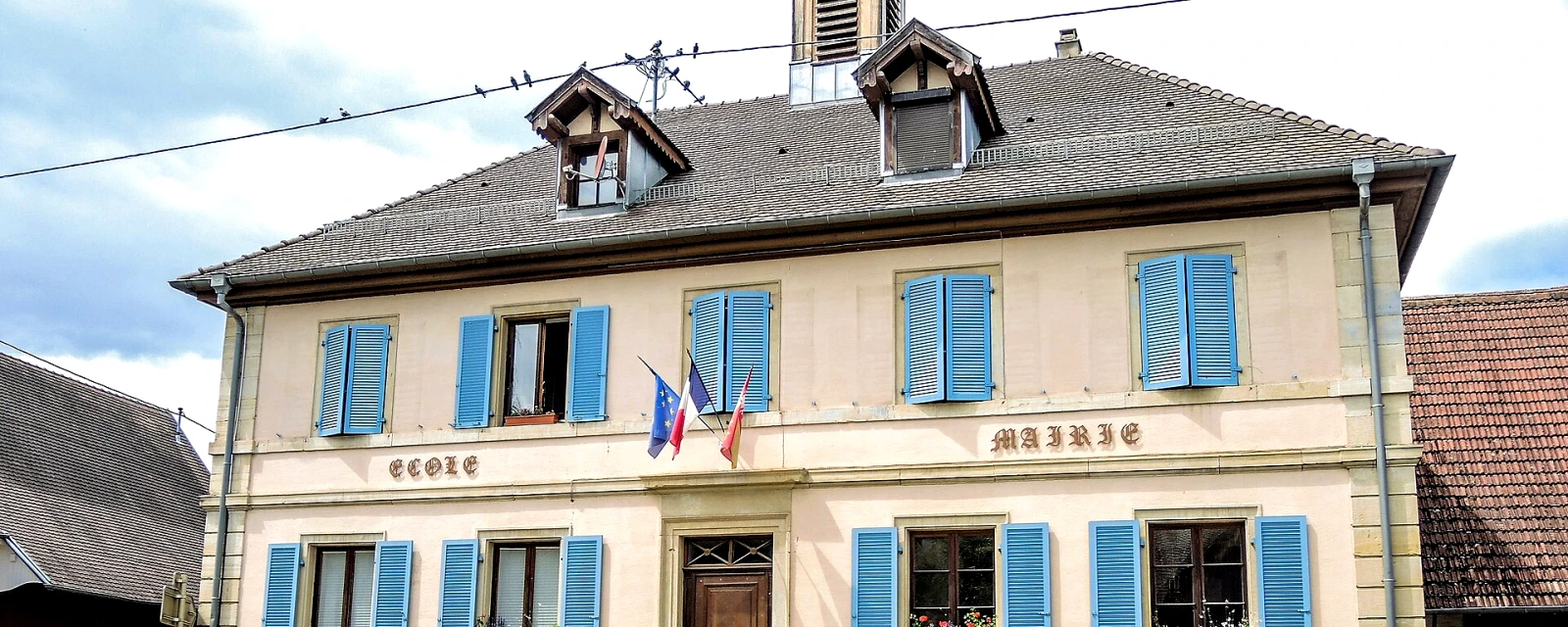 Vue de Lutter, Haut-Rhin