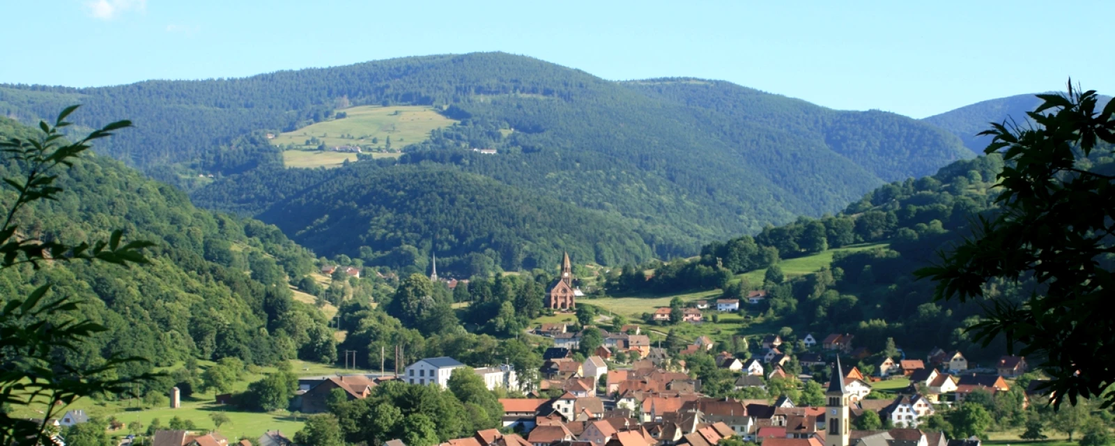 Vue de Metzeral, Haut-Rhin