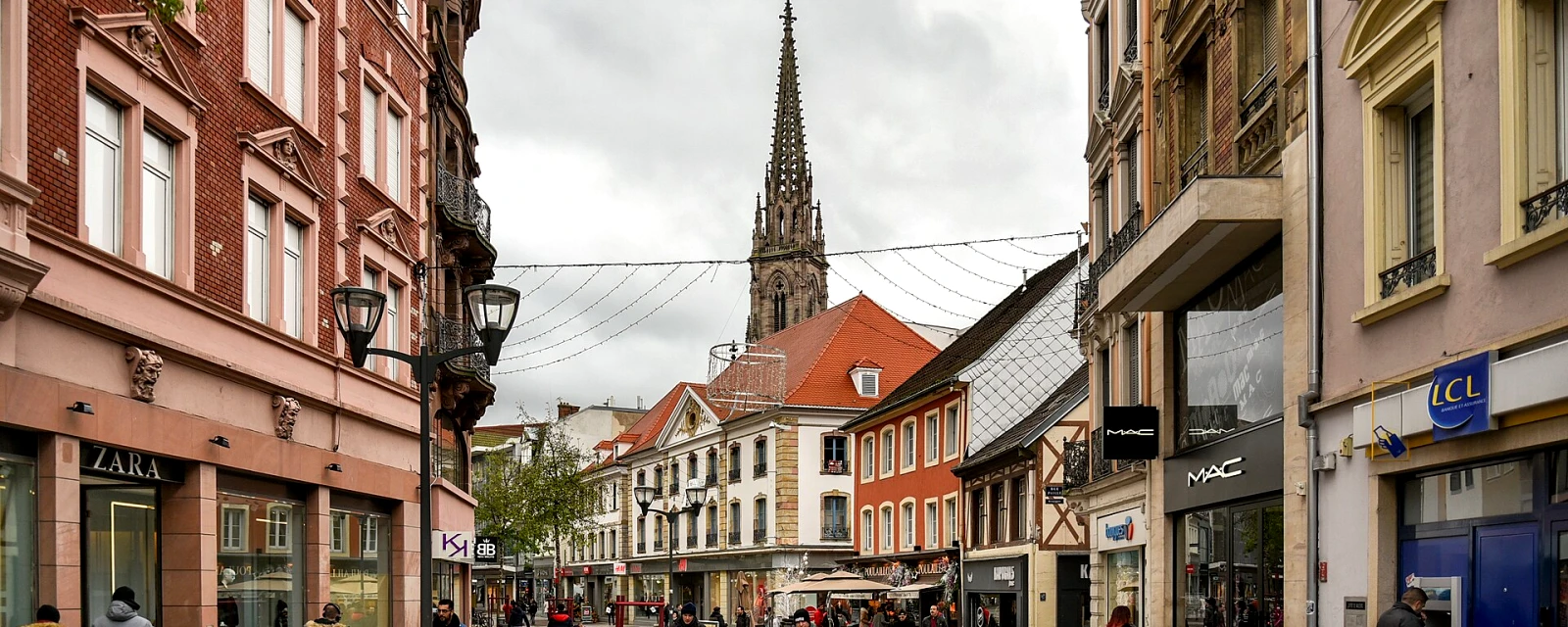 Vue de Mulhouse, Haut-Rhin
