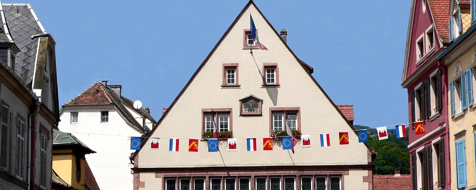 Vue de Munster, Haut-Rhin