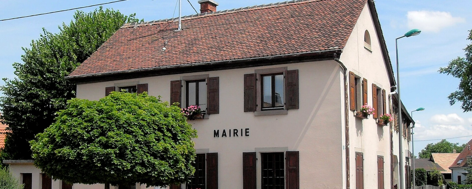 Vue de Nambsheim, Haut-Rhin