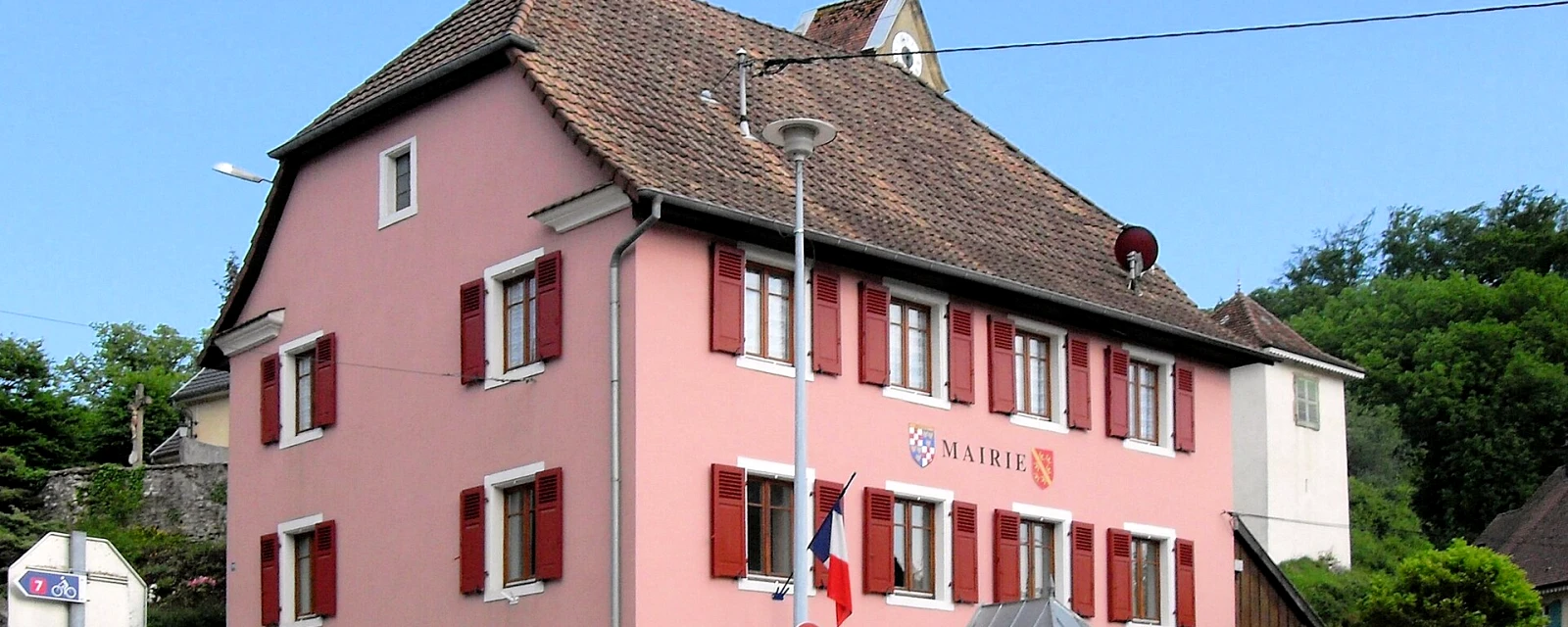 Vue de Oberlarg, Haut-Rhin