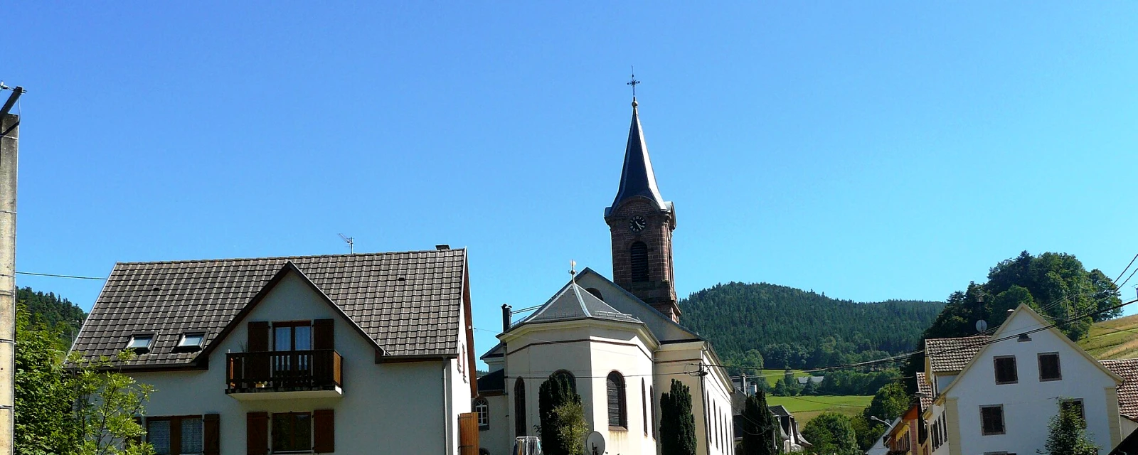 Vue de Orbey, Haut-Rhin