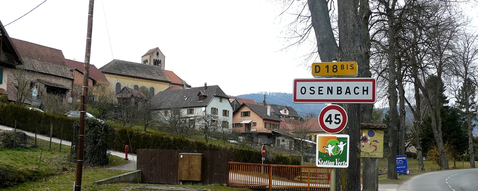 Vue de Osenbach, Haut-Rhin