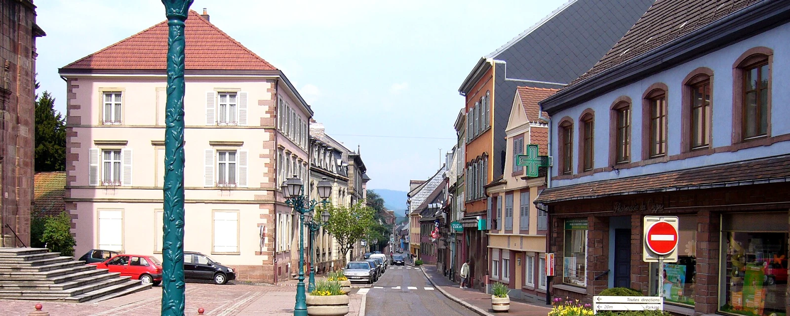 Vue de Sainte-Marie-aux-Mines, Haut-Rhin